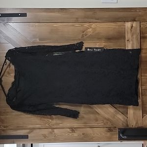 Gorgeous Off Shoulder Black Dress, NWT